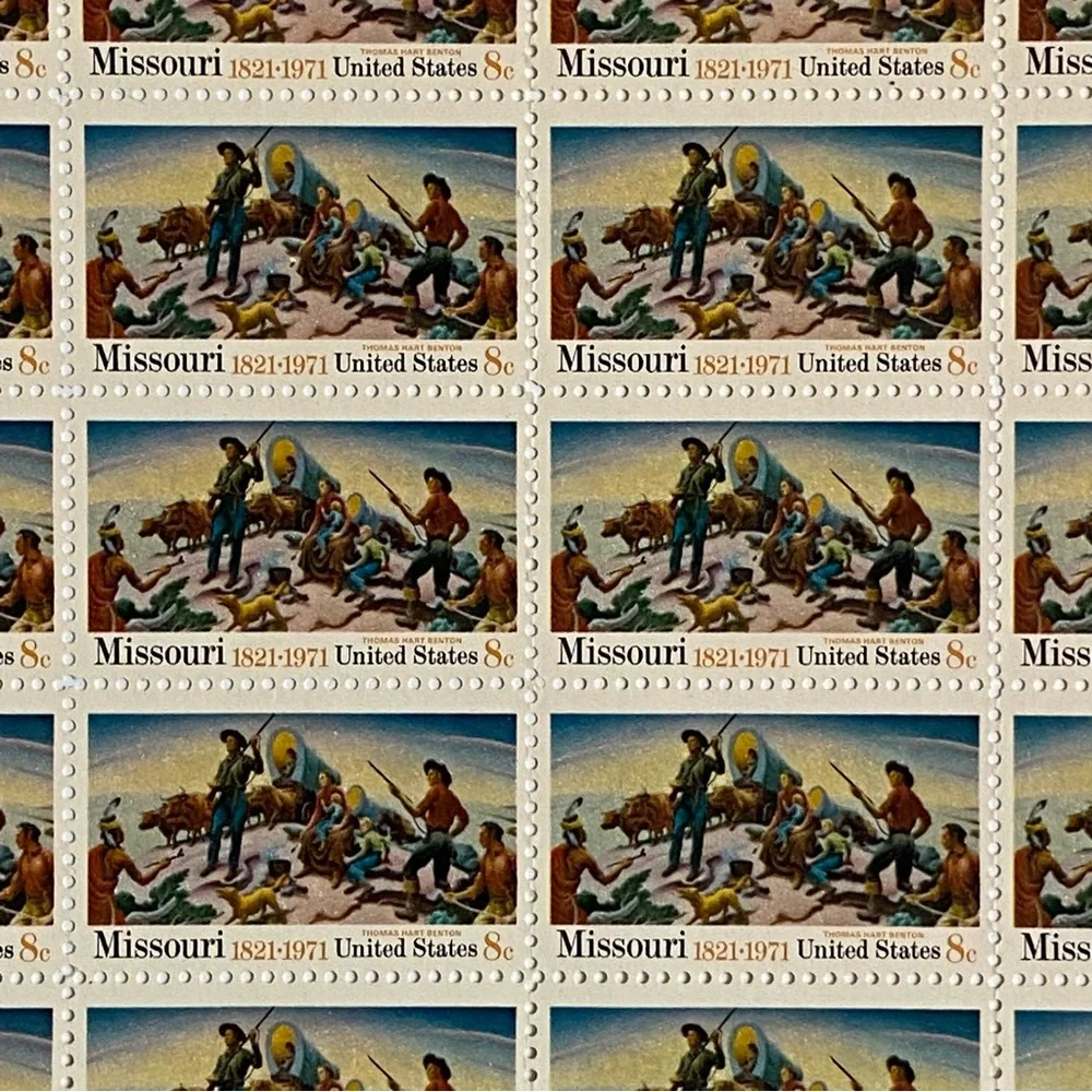 Missouri Stamps 1821 - 1971 US SCOTT 1426 Full Sheet Of 50 8 Cent MNH Vintage